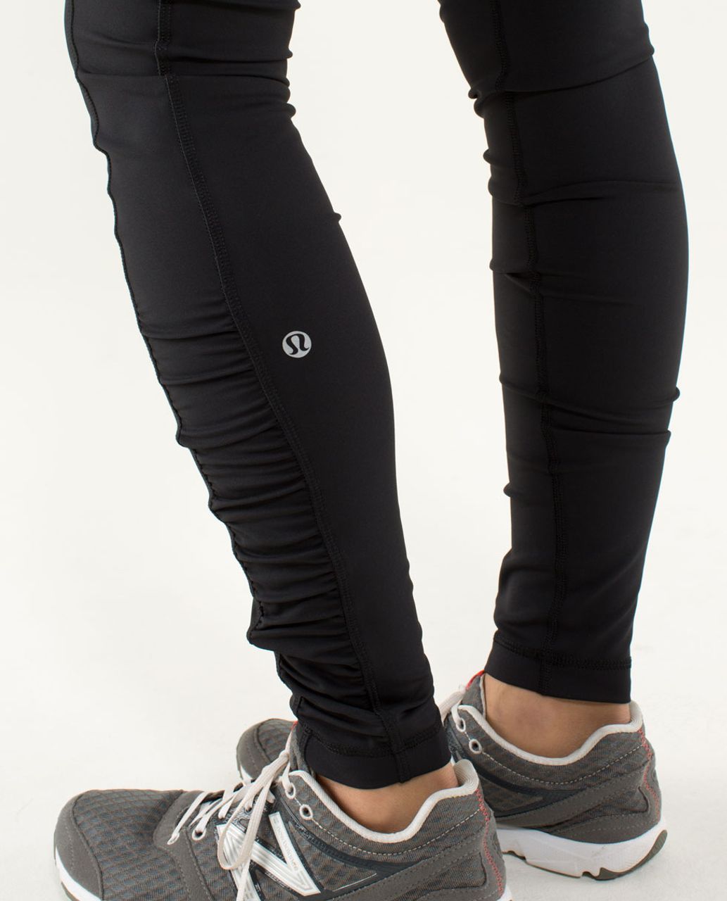 Lululemon Speed Tight *Cozy - Black / Hyper Stripe Black