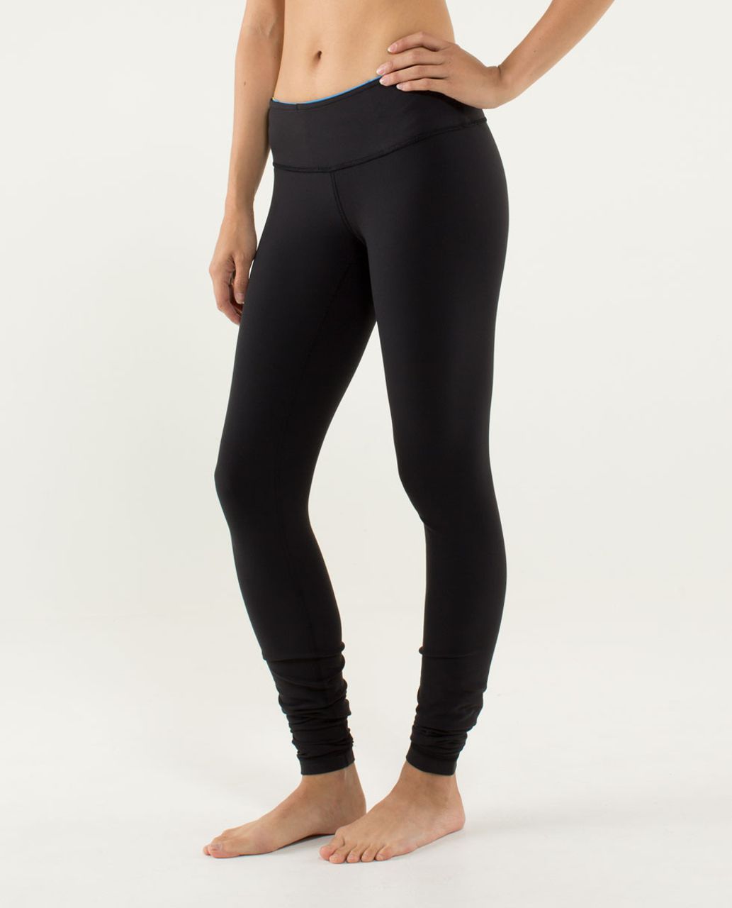 Lululemon Wunder Under Pant - Black / Quilt 11 Fall 2013 - lulu