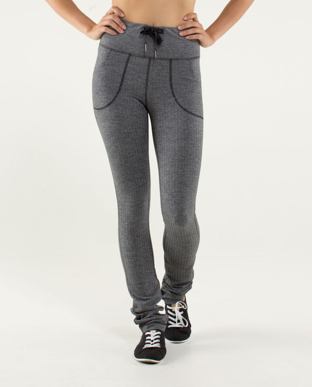 Lululemon Skinny Will Pant *Textured - Heathered Slate / Black - lulu  fanatics