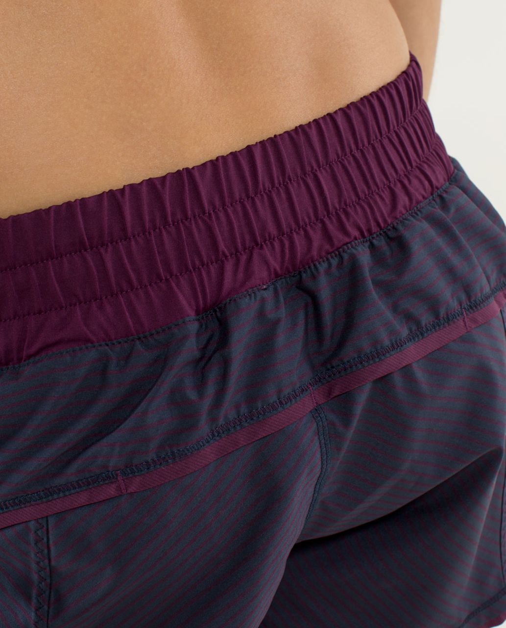 Lululemon Shake & Break Short - Hyper Stripe Plum / Plum