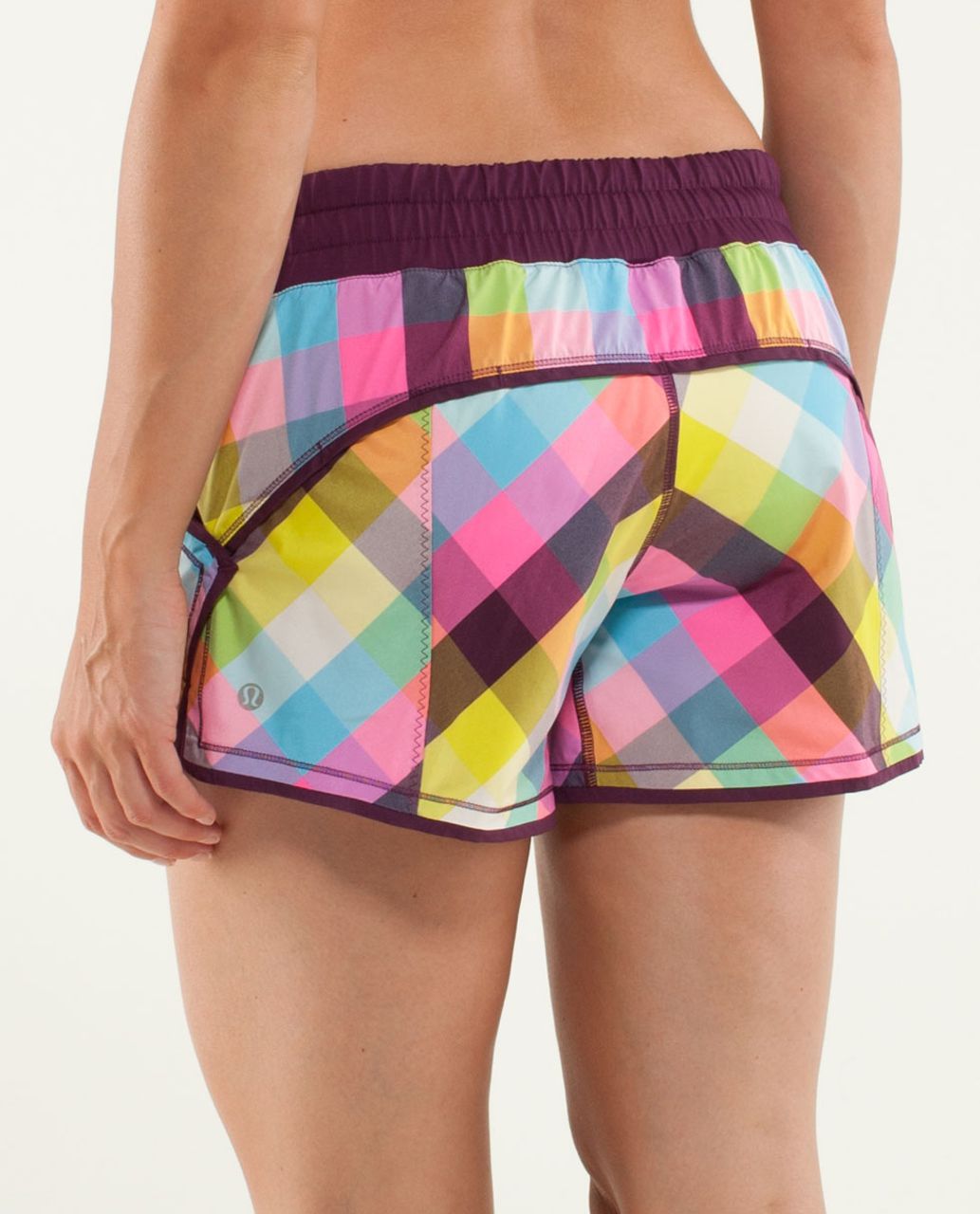 Lululemon Shake & Break Short - Sea Check Multi / Plum