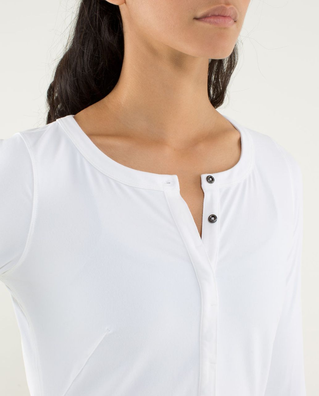 Lululemon Urbanite Henley Long Sleeve - White