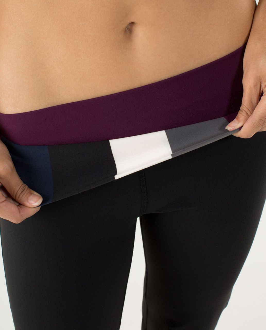 Lululemon Astro Pant (Regular) - Black / Plum / Pow Stripe Angel Wing