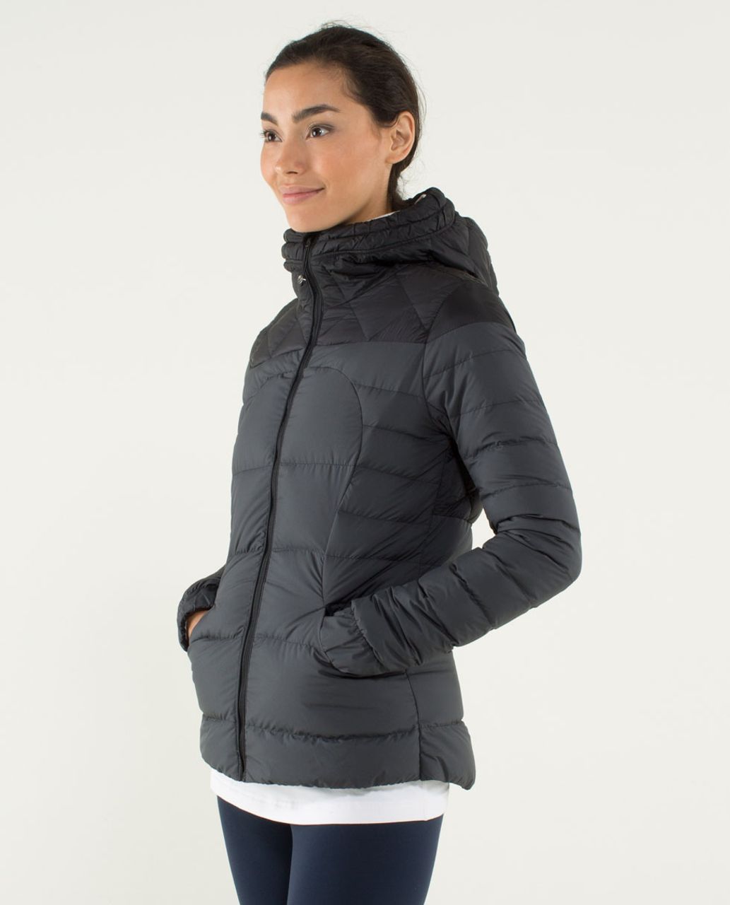 Lululemon Down Jacket - Black - lulu fanatics