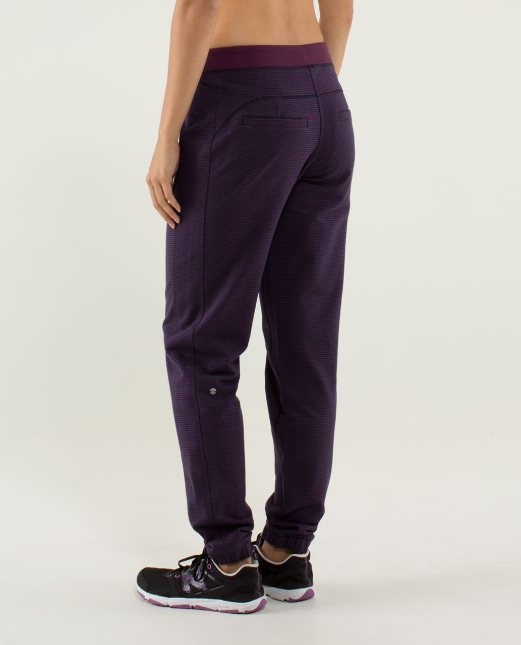 Lululemon Bliss Break Sweatpant - Wagon Stripe Inkwell Plum / Plum