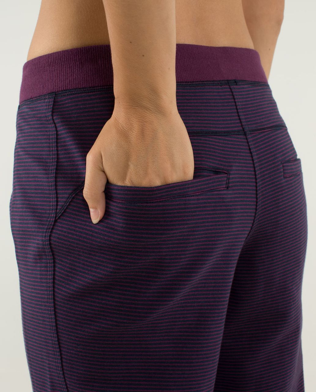 Lululemon Bliss Break Sweatpant - Wagon Stripe Inkwell Plum / Plum