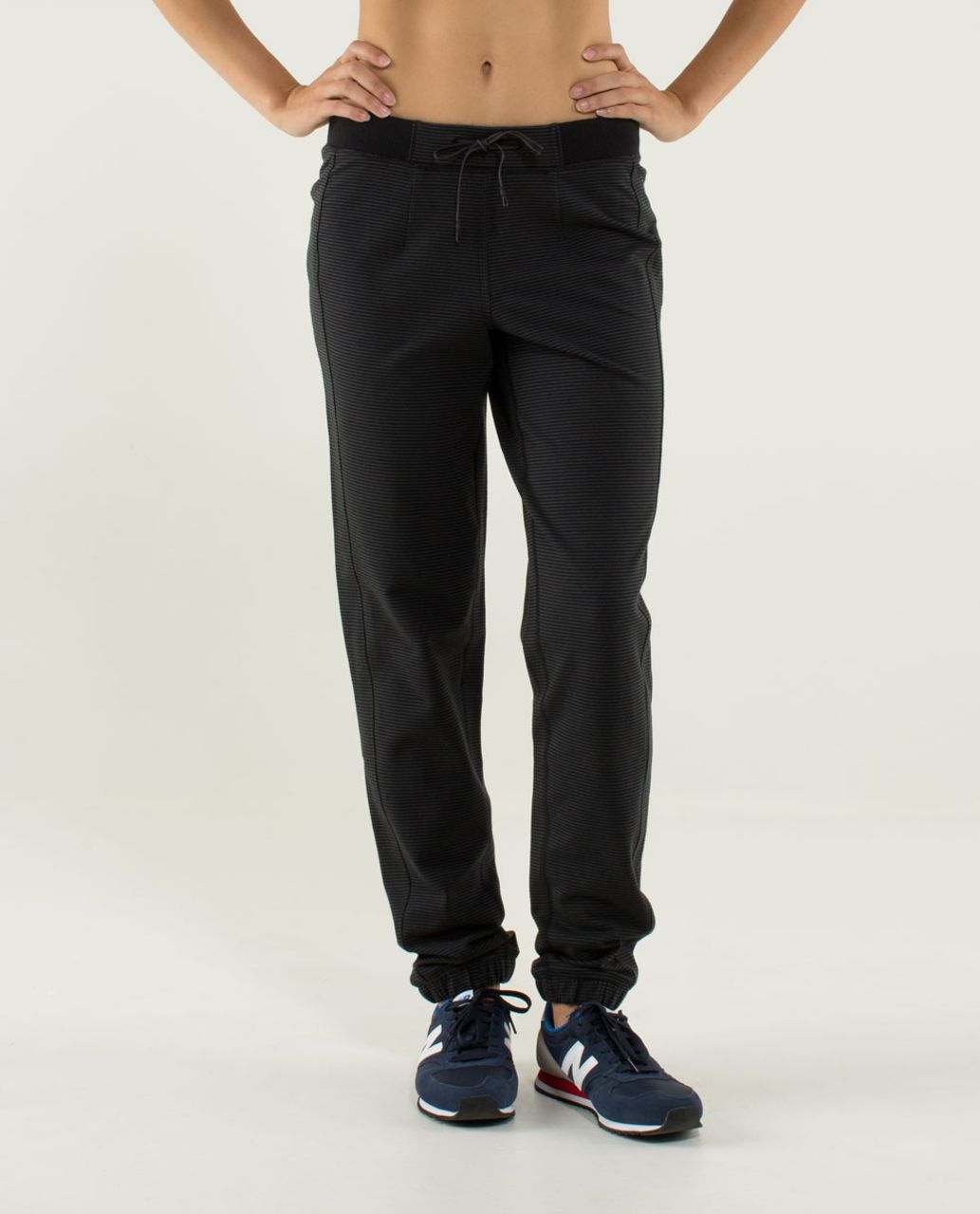 Lululemon Bliss Break Sweatpant - Wagon Stripe Black Soot / Black