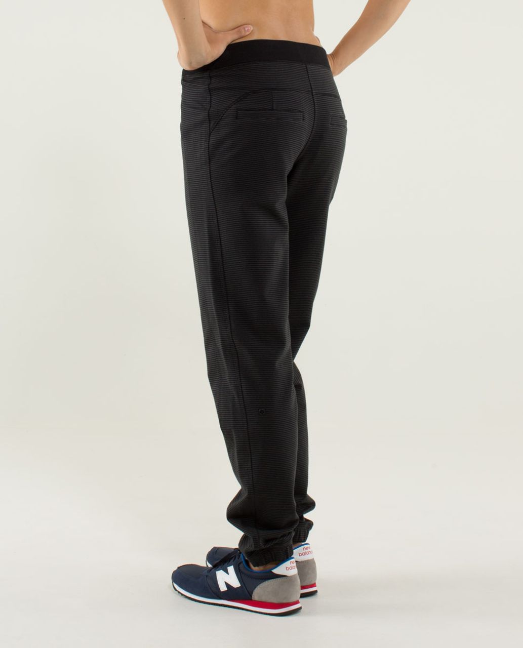 Lululemon Bliss Break Sweatpant - Wagon Stripe Black Soot / Black