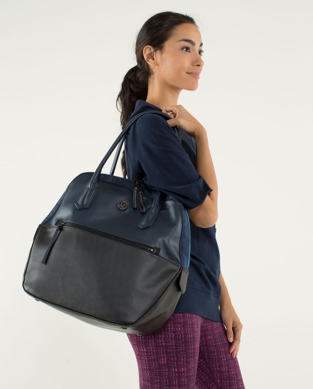 Lululemon Happy Hatha Hour Bag - Inkwell / Black