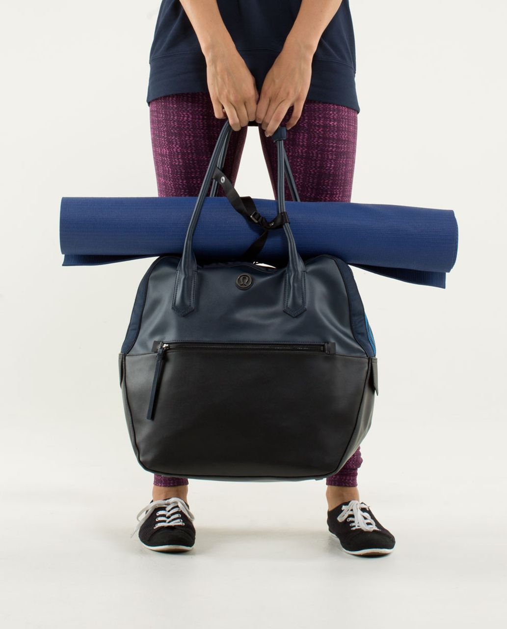 Lululemon Happy Hatha Hour Bag - Inkwell / Black