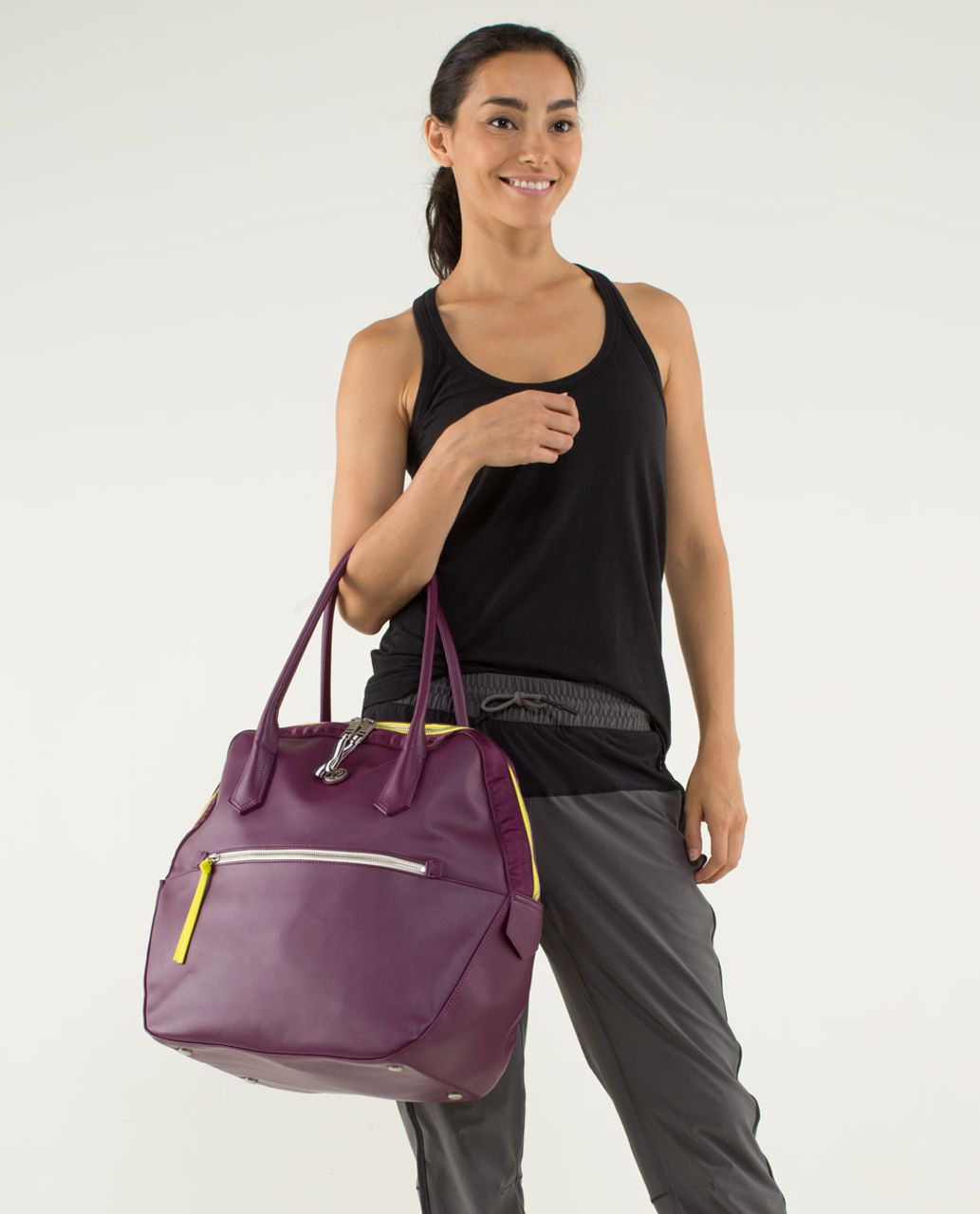 Lululemon Happy Hatha Hour Bag - Plum