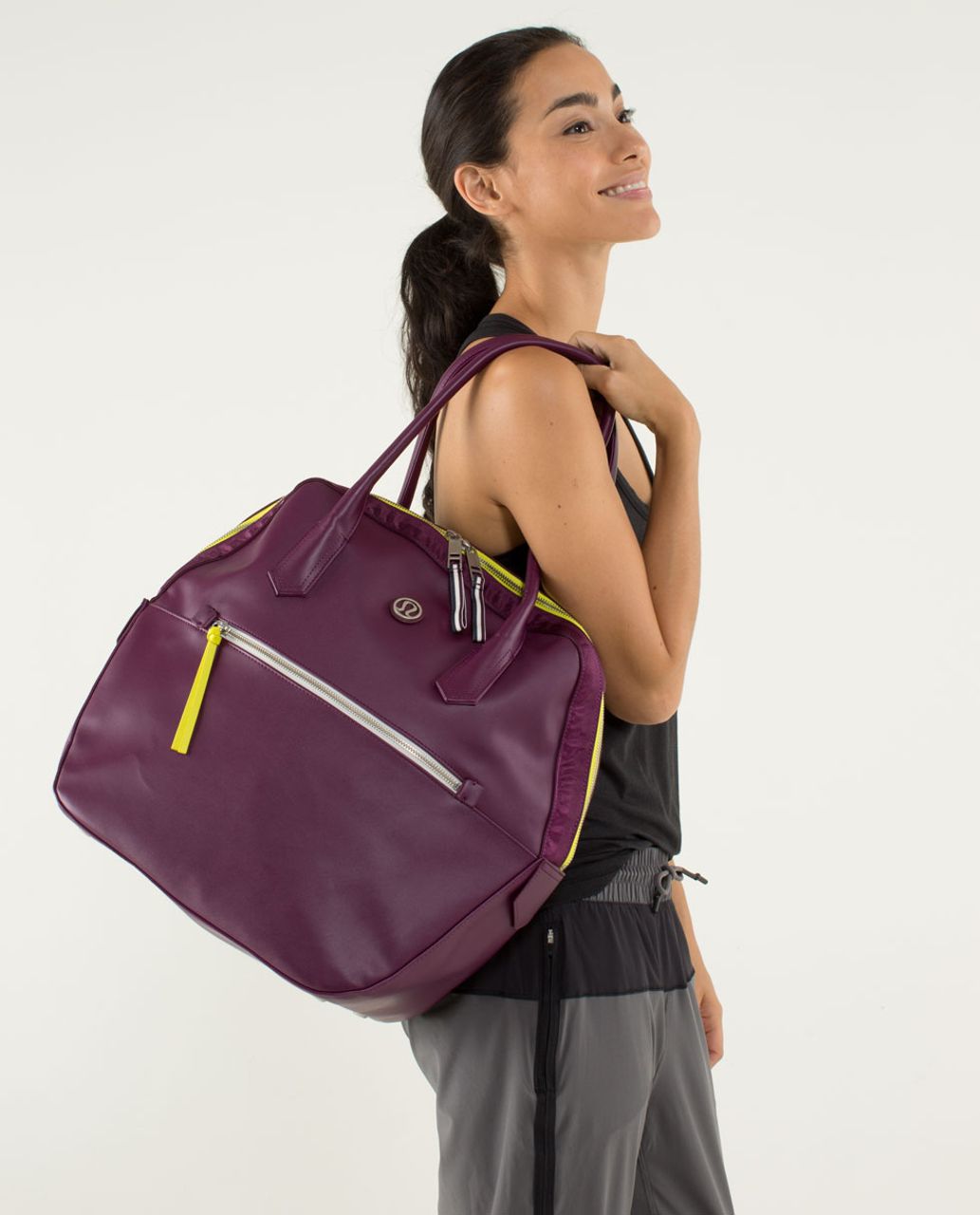 Lululemon Happy Hatha Hour Bag - Plum