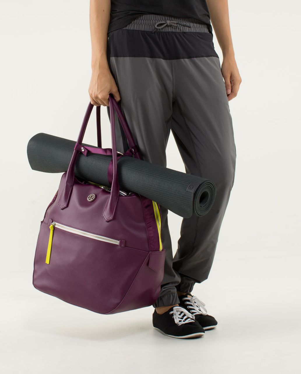 Lululemon Happy Hatha Hour Bag - Plum