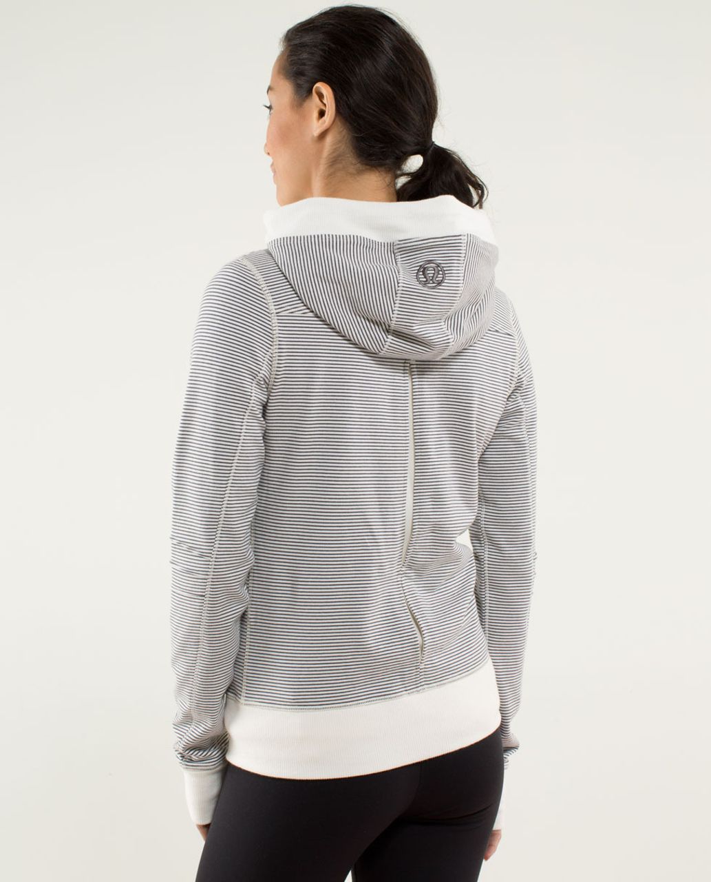 Lululemon Bliss Break Hoodie - Wagon Stripe Angel Wing Soot Light / Angel Wing