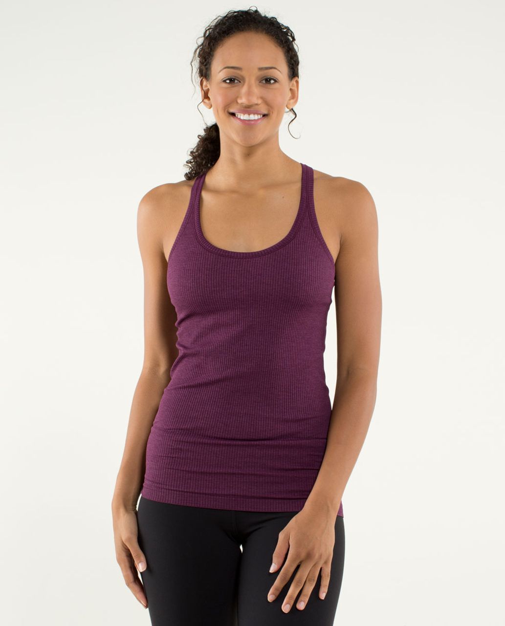 Lululemon Ebb To Street Tank II - Black - lulu fanatics