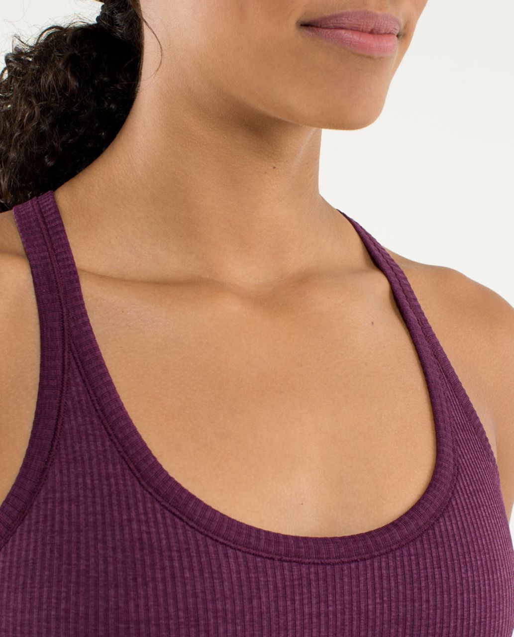 Lululemon Ebb To Street Tank - Heathered Plum