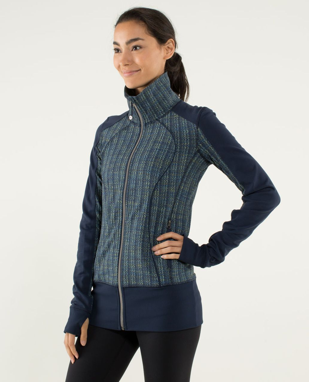 Lululemon Nice Asana Jacket - Ziggy Wee August Inkwell / Inkwell