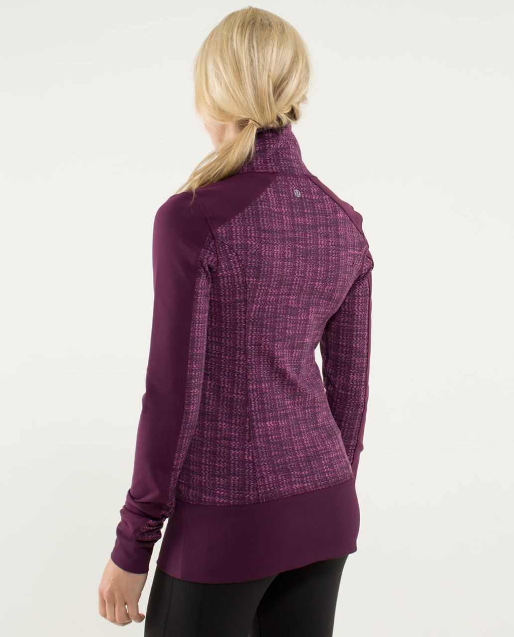 Lululemon Nice Asana Jacket - Ziggy Wee August Glo / Plum - lulu fanatics