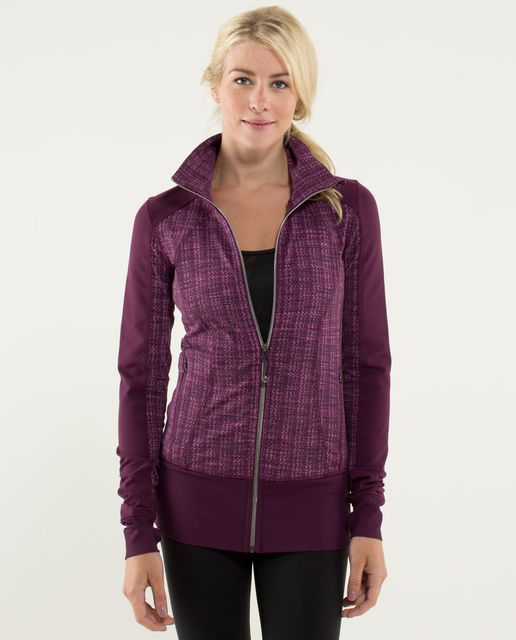 Lululemon Nice Asana Jacket *Ruffle - Black - lulu fanatics