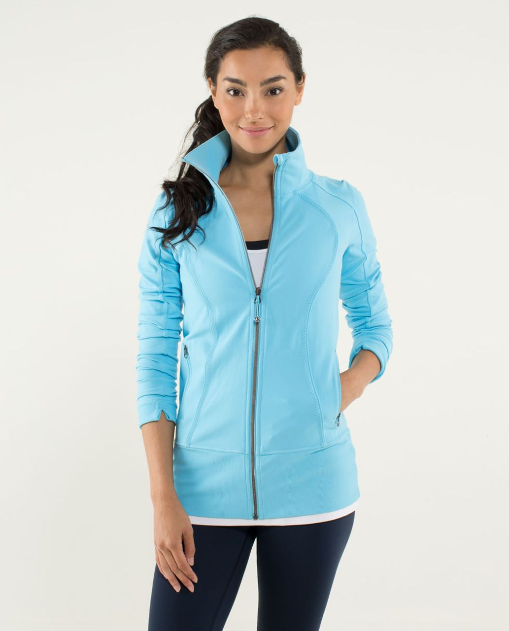 Lululemon Nice Asana Jacket - Blue Moon