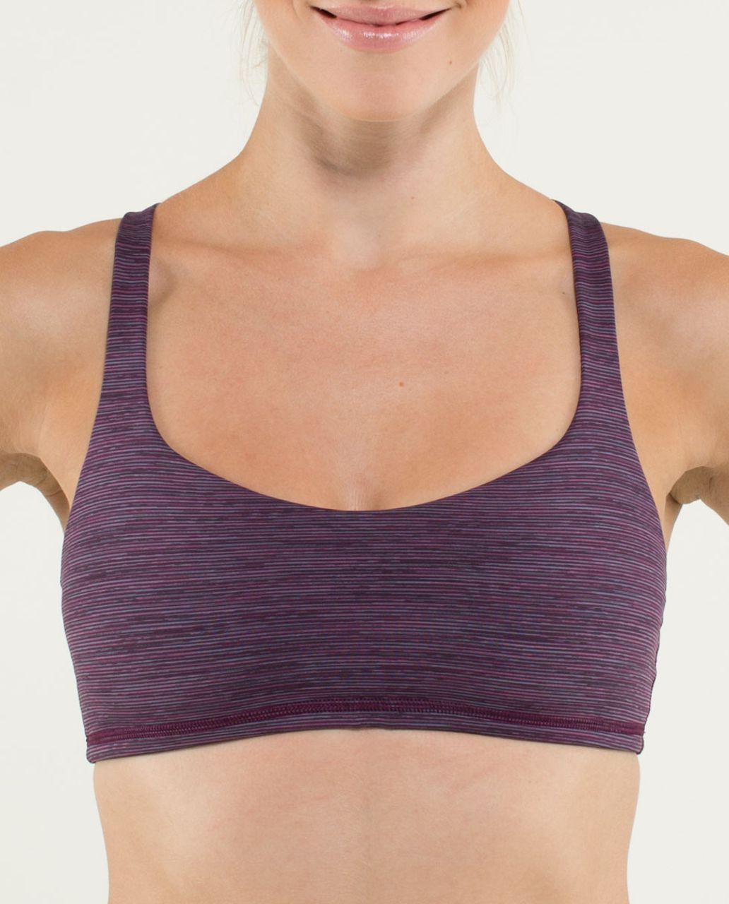 Lululemon Free To Be Bra - Wee Are From Space September Plum / Raspberry Glo Light