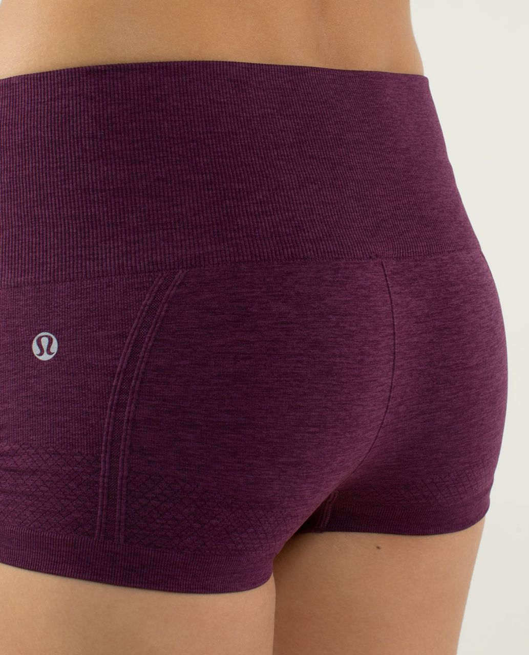 Lululemon In The Flow Short - Heathered Plum