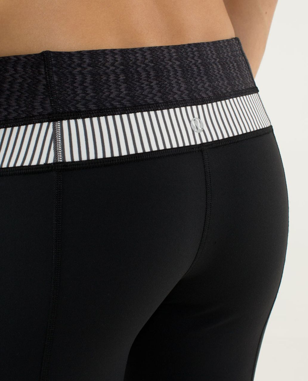 Lululemon Groove Pant (Regular) - Black / Ziggy Wee September Black / Hyper Stripe Angel Wing