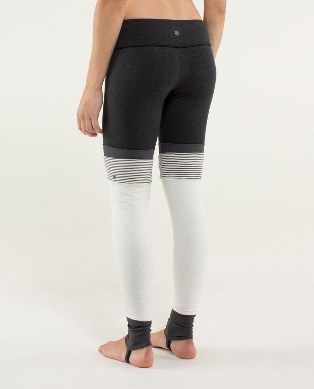 Lululemon Studio Leg Warmers - Hyper Stripe Angel Wing / Angel Wing / Soot Light