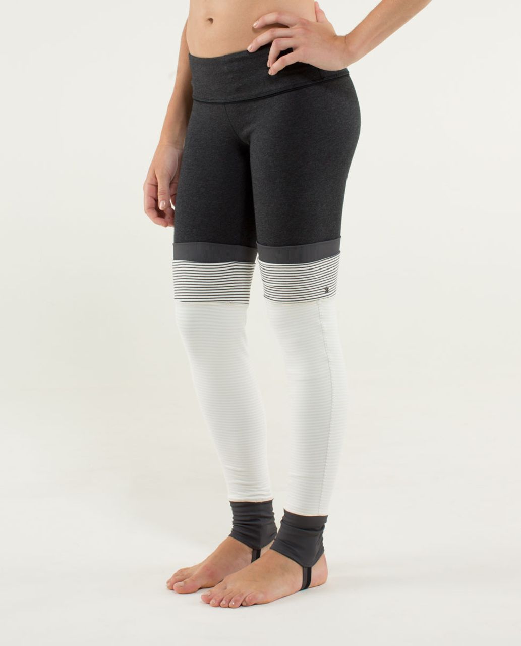 Lululemon Studio Leg Warmers - Hyper Stripe Angel Wing / Angel