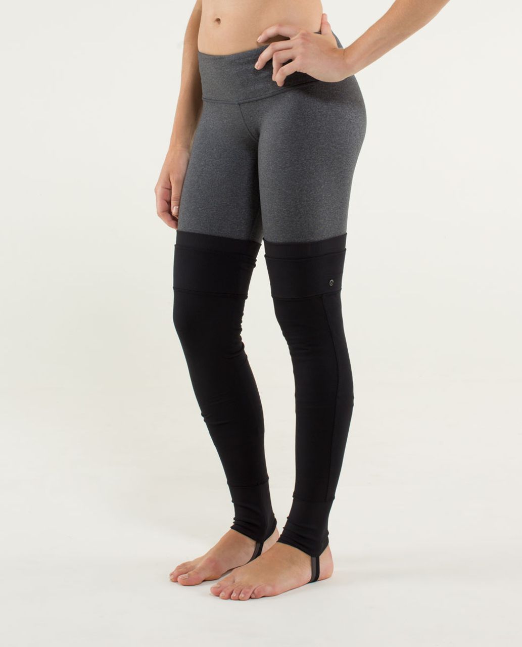 Lululemon Studio Leg Warmers - Black / Black - lulu fanatics