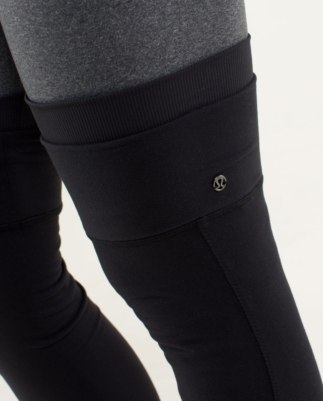 Lululemon Studio Leg Warmers - Black / Black - lulu fanatics