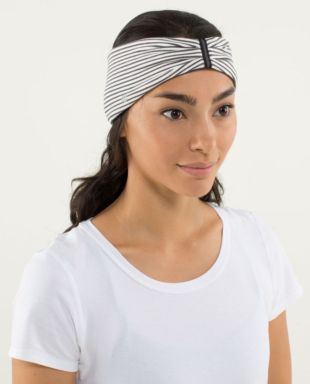 Lululemon Run With Me Ear Warmer - Hyper Stripe Angel Wing / Angel Wing