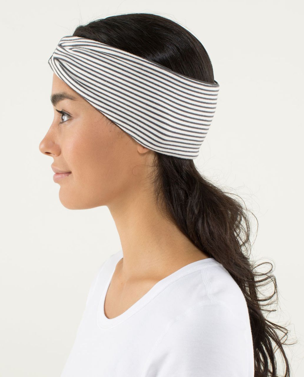 Lululemon Run With Me Ear Warmer - Hyper Stripe Angel Wing / Angel Wing