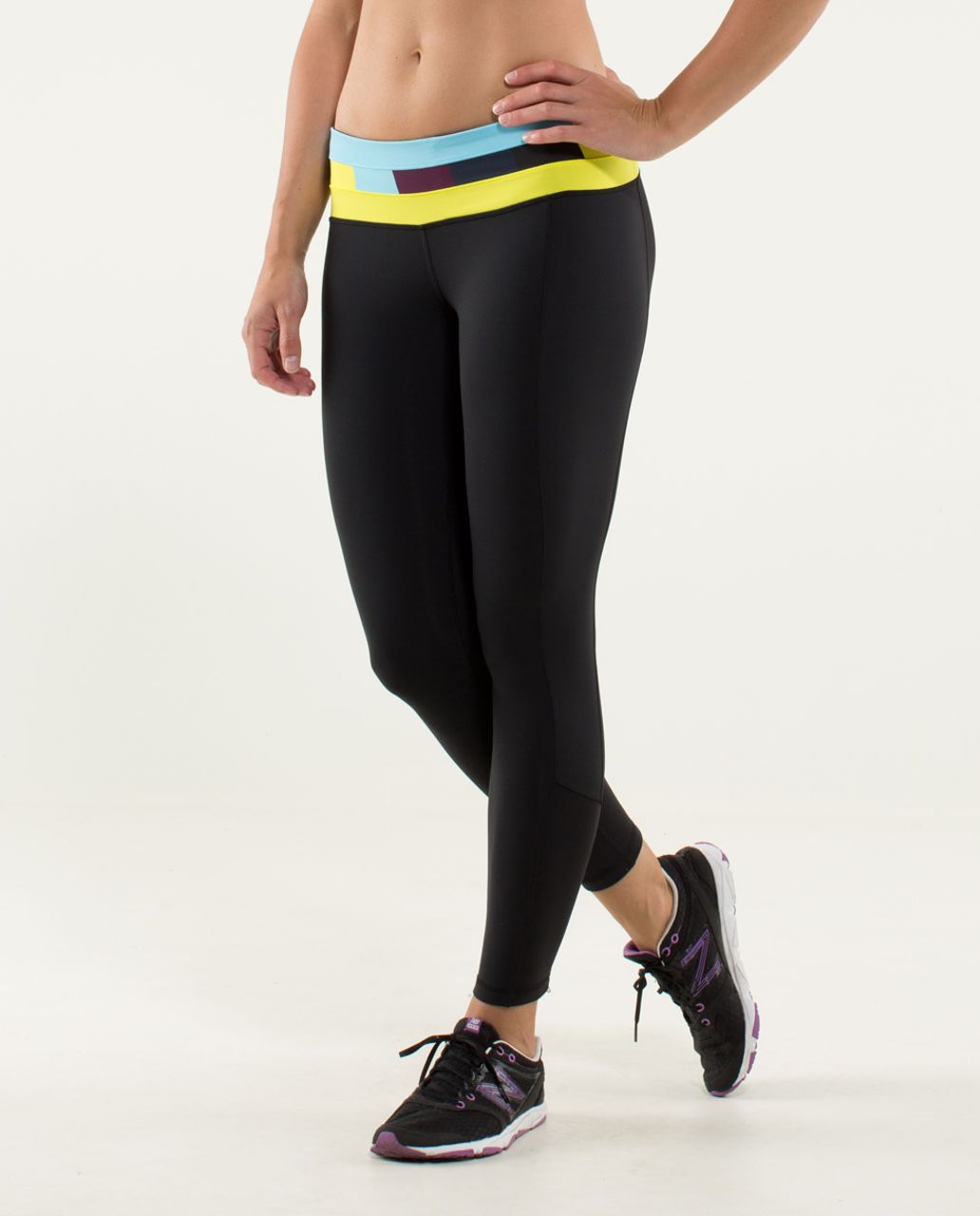 Lululemon Give Me Qi Pant - Black / Blue Moon / Split Pea - lulu fanatics