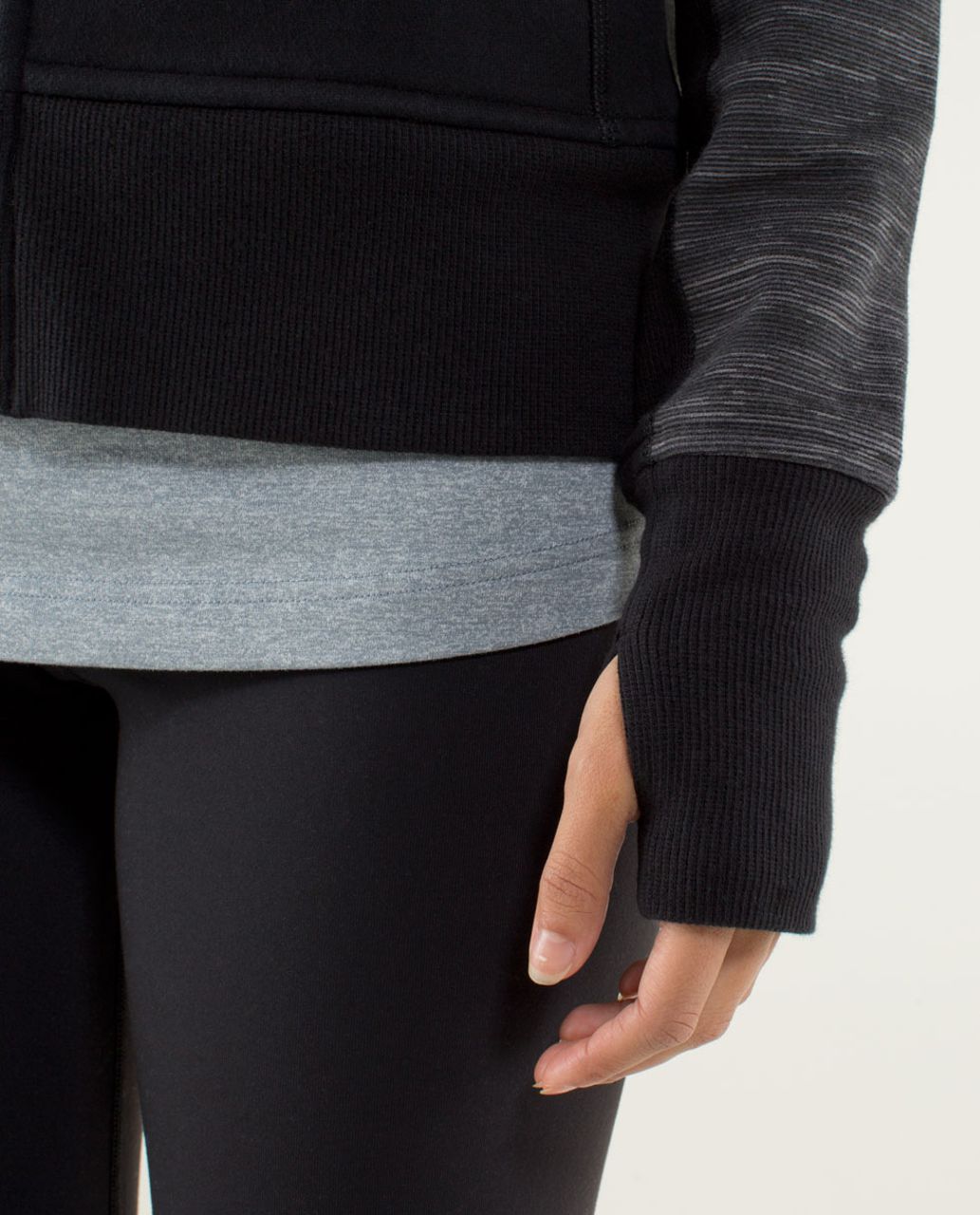 Lululemon Scuba Hoodie *Stretch (Lined Hood) - Black / Wee Are From Space Printed September Black