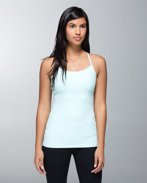 Lululemon Power Y Tank (Luon) - Viridian Green - lulu fanatics