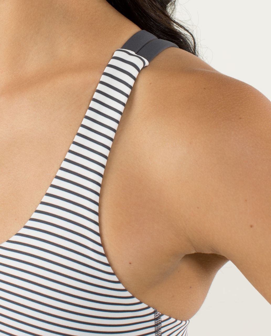 Lululemon Energy Bra - Hyper Stripe Angel Wing / Soot Light