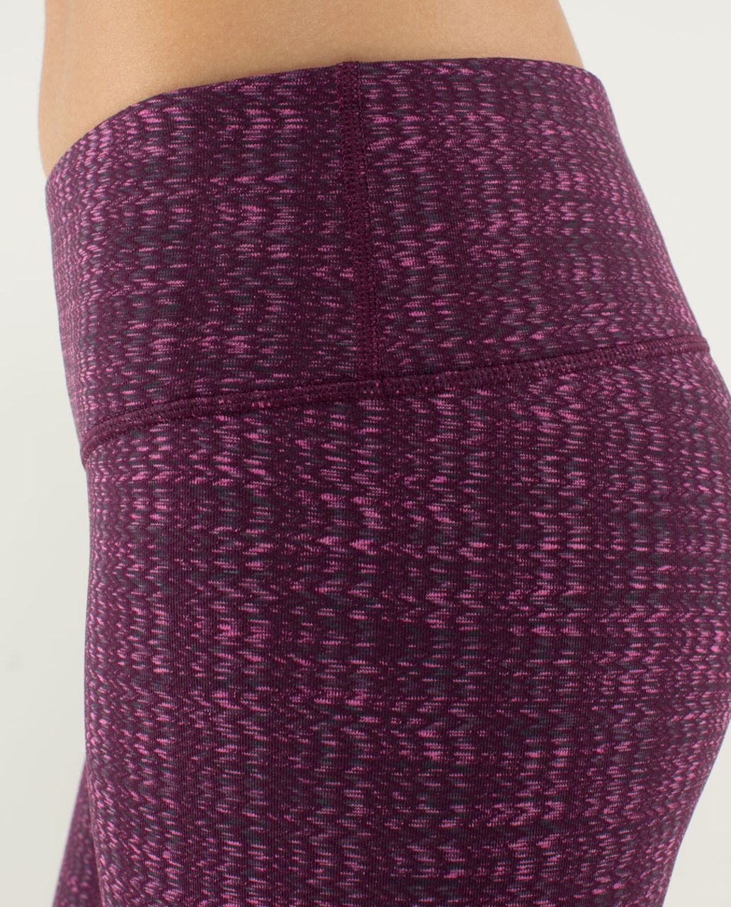 Lululemon Wunder Under Pant *Textured - Ziggy Wee August Glo / Raspberry Glo Light