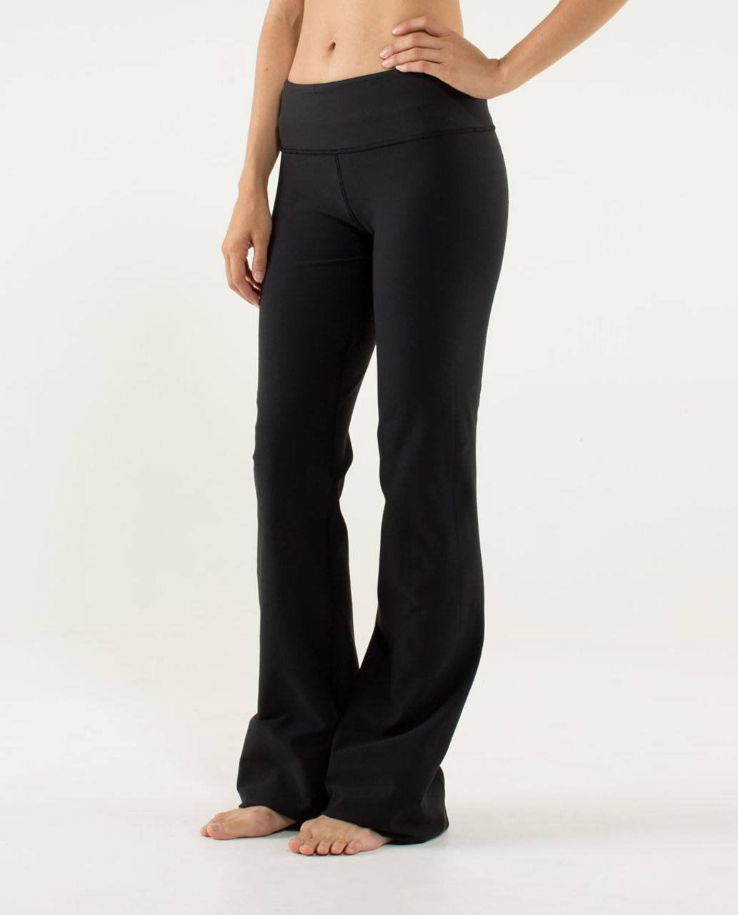 Lululemon Groove Pant (Tall) - Black / Ziggy Wee September Black / Hyper Stripe Angel Wing