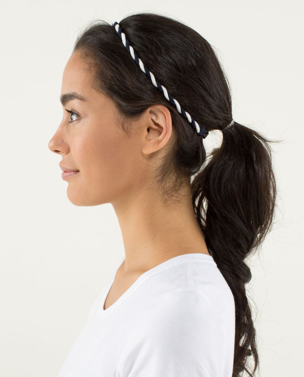 Lululemon Charming Twist Headband - Angel Wing / Inkwell