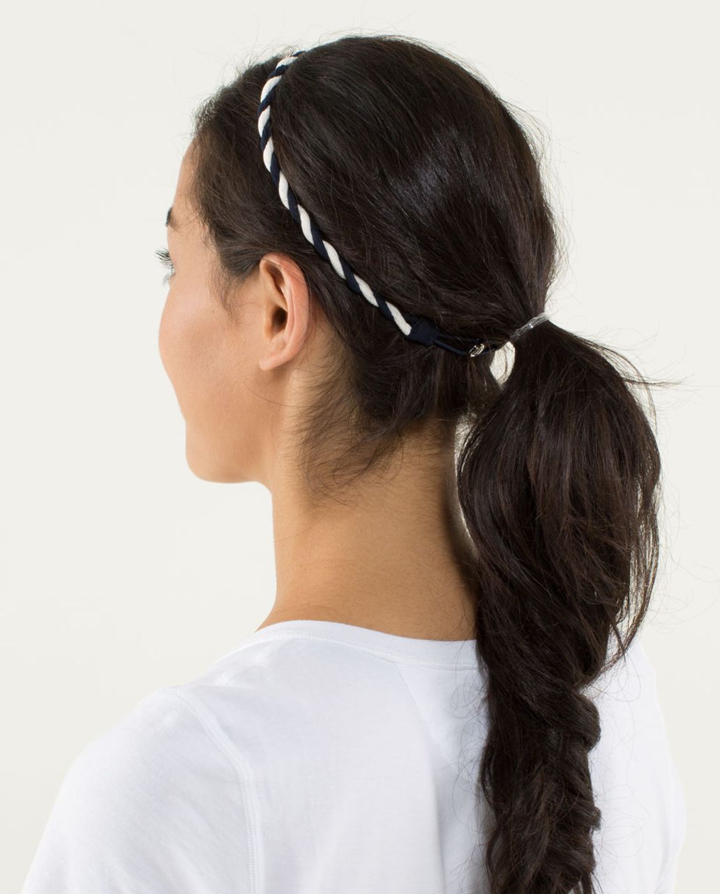 Lululemon Charming Twist Headband - Angel Wing / Inkwell