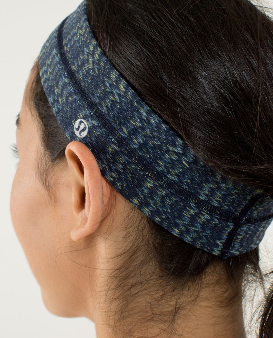 Lululemon Fly Away Tamer Headband - Ziggy Wee August Inkwell