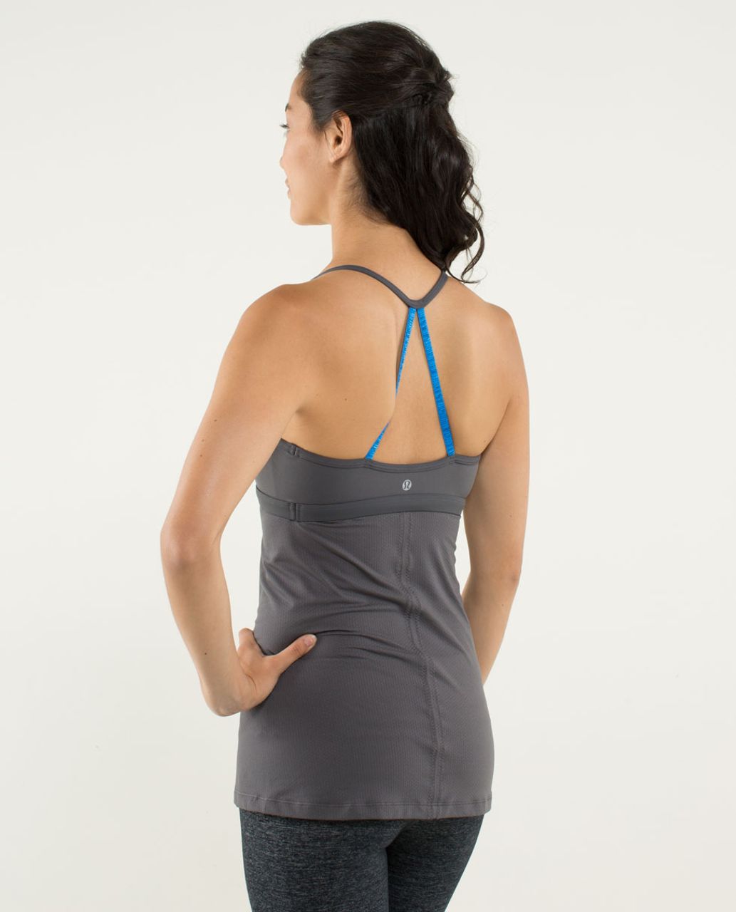 Lululemon Bend & Flow Tank - Hyper Stripe Angel Wing / Soot Light