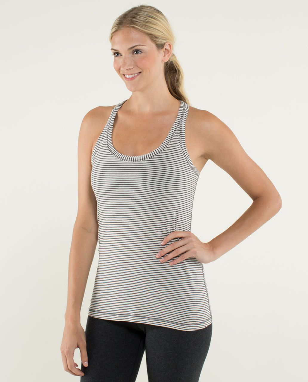 Lululemon Modern Racerback - Hyper Stripe Angel Wing