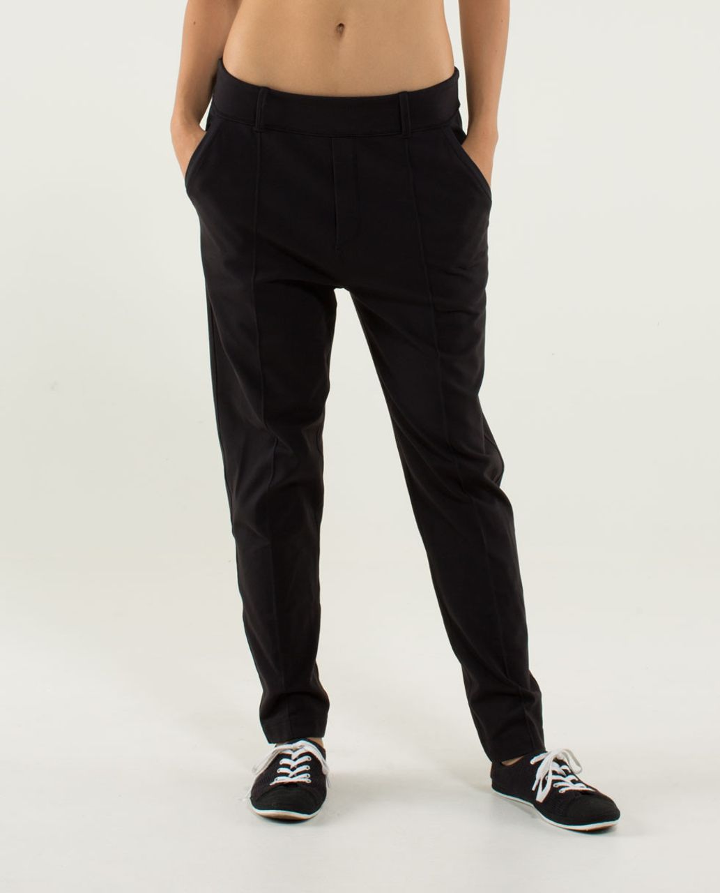 Lululemon Trouser Pant - Black / Hyper Stripe Angel Wing