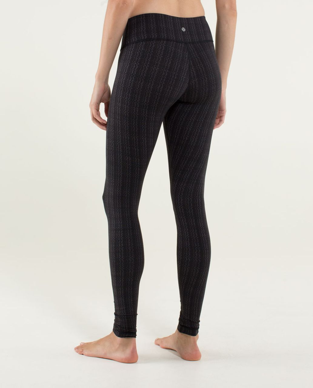 Lululemon Wunder Under Pant *Textured - Ziggy Wee September Black / Black