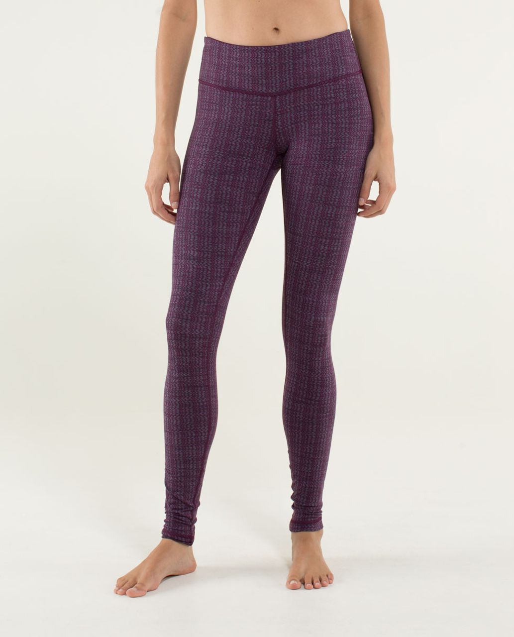 Lululemon Wunder Under Pant *Textured - Ziggy Wee September Plum