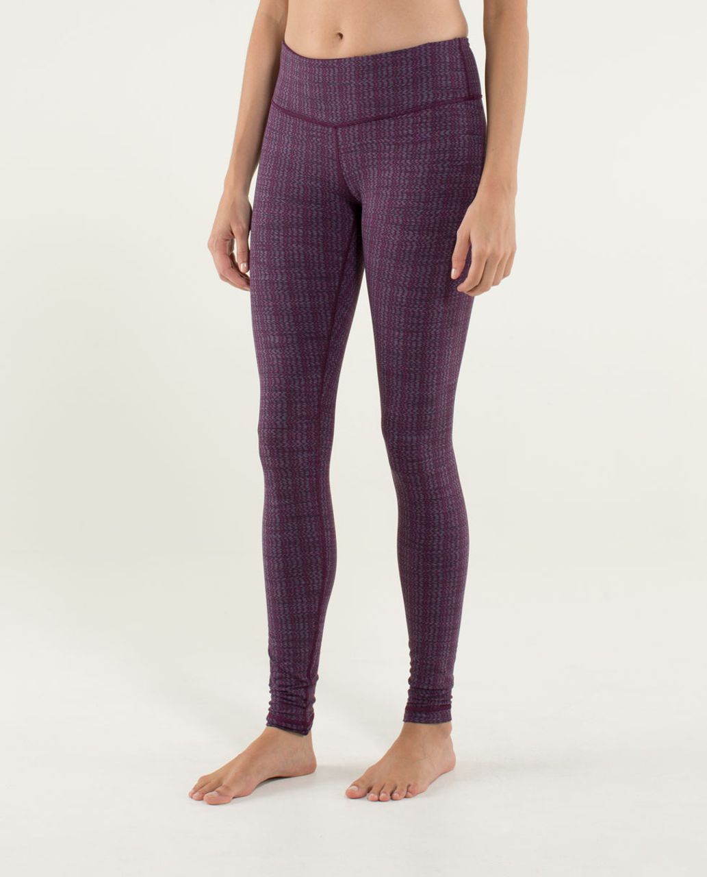 Lululemon Wunder Under Pant *Textured - Ziggy Wee September Plum