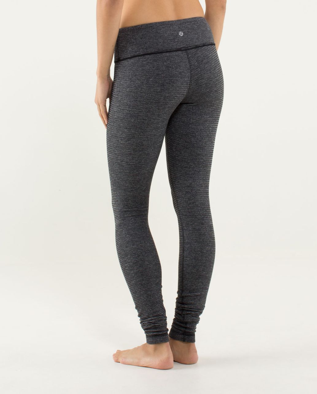 Lululemon Wunder Under Crop *Reversible - Black / Deep Coal - lulu fanatics