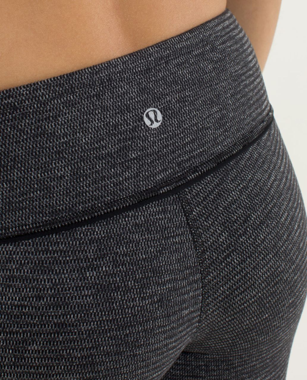 Lululemon Wunder Under Pant *Textured - Black / Deep Coal - lulu fanatics